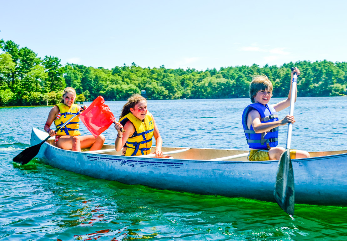 canoeing Camp Burgess & Hayward