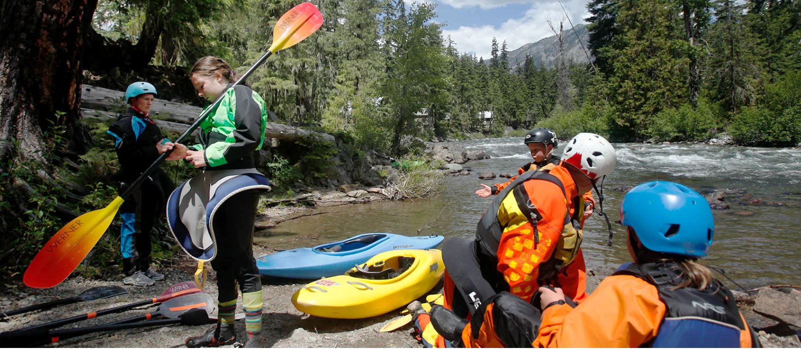 Kayaking Camp Burgess & Hayward